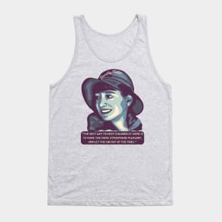 Dorothy Parker Portrait and Quote Tank Top